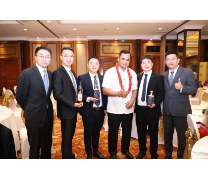 “西岭雪山青梅酒”亮相萨摩亚独立61周年庆祝晚宴